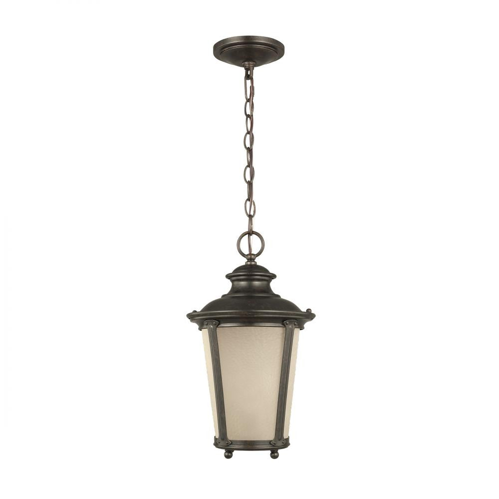Generation Lighting Cape May One Light Outdoor Pendant Burled Iron