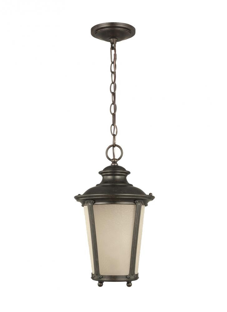 Generation Lighting Cape May One Light Outdoor Pendant Burled Iron