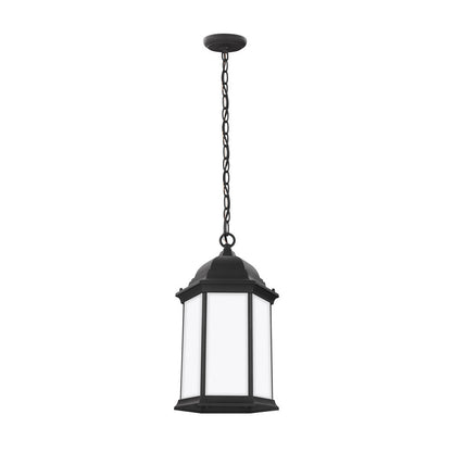 Generation Lighting Sevier One Light Outdoor Pendant Black