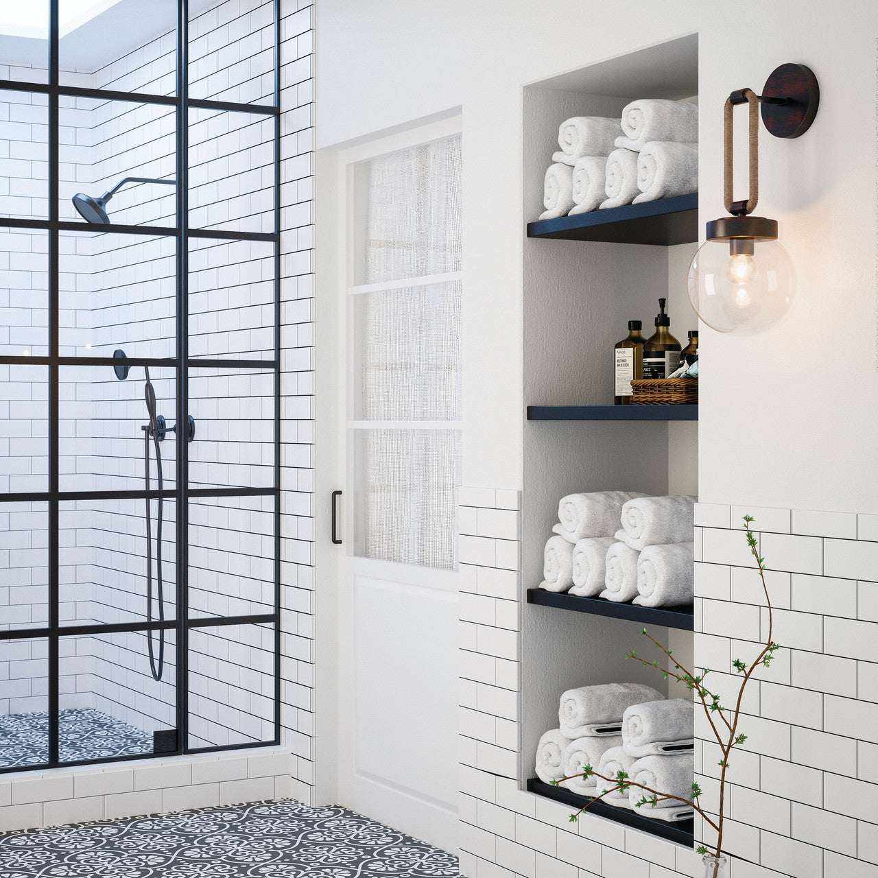 Capital Beaufort Wall Sconce Nordic Grey