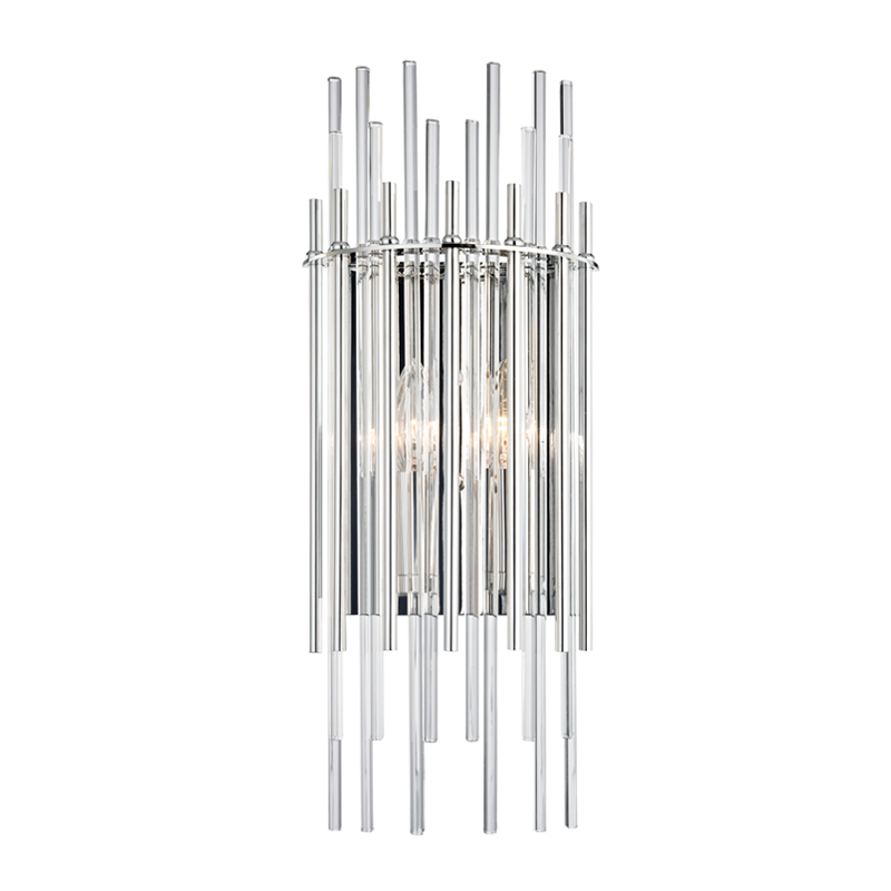 Hudson Valley Wallis Wall Sconce Polished Nickel