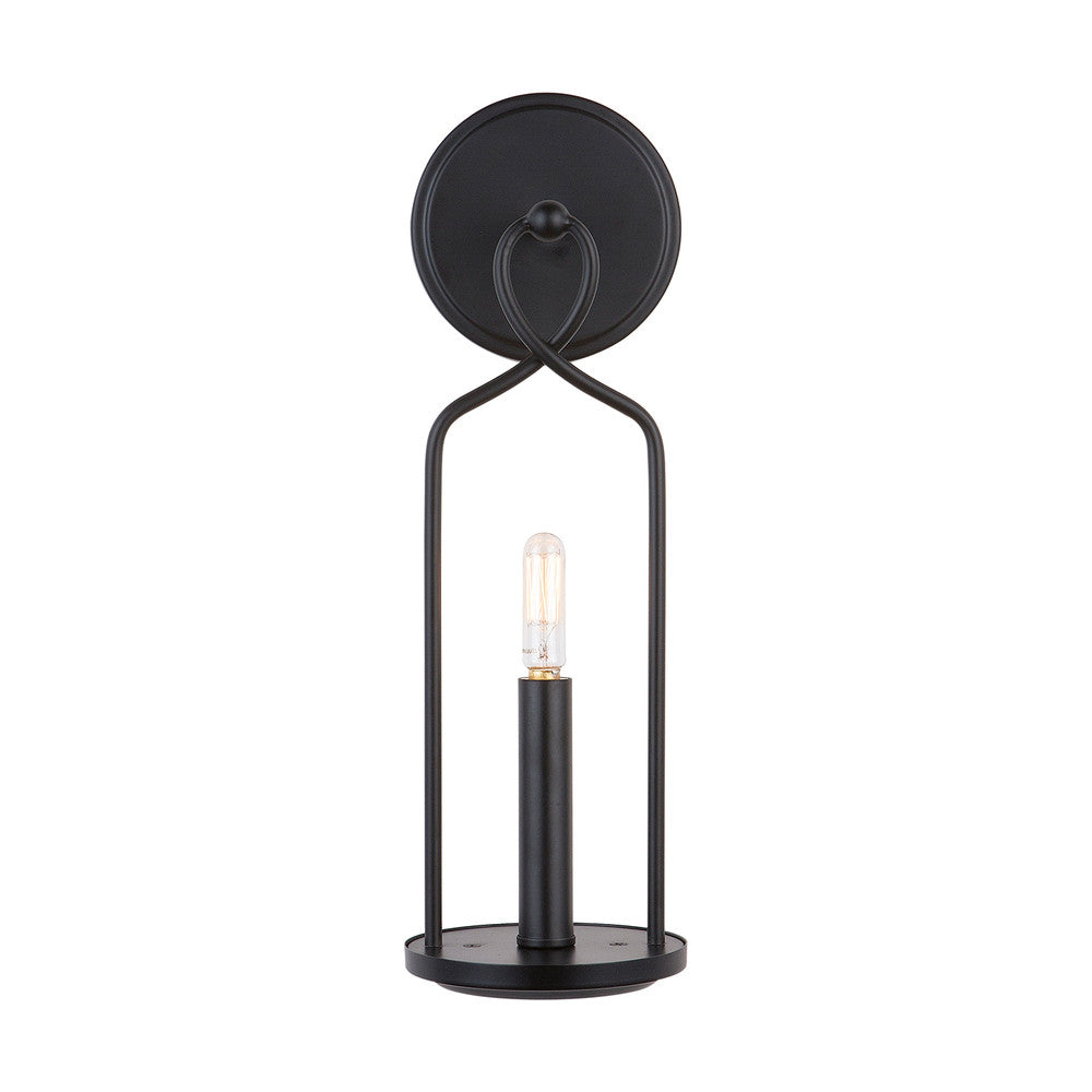 Capital Sonnet Wall Sconce Matte Black