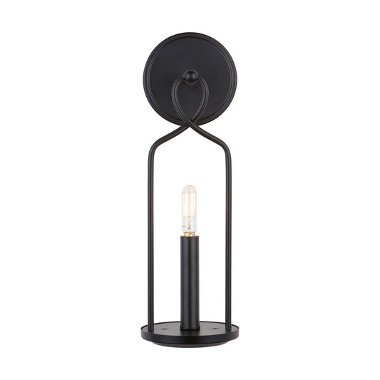 Capital Sonnet Wall Sconce Matte Black