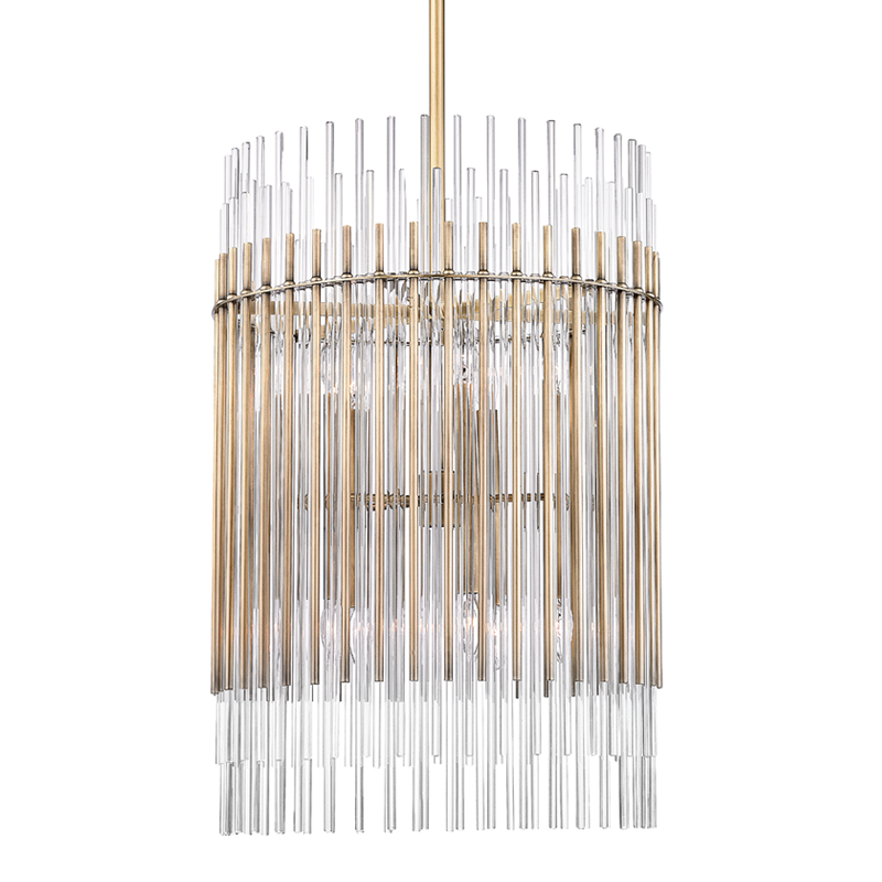Hudson Valley Wallis Pendant Aged Brass