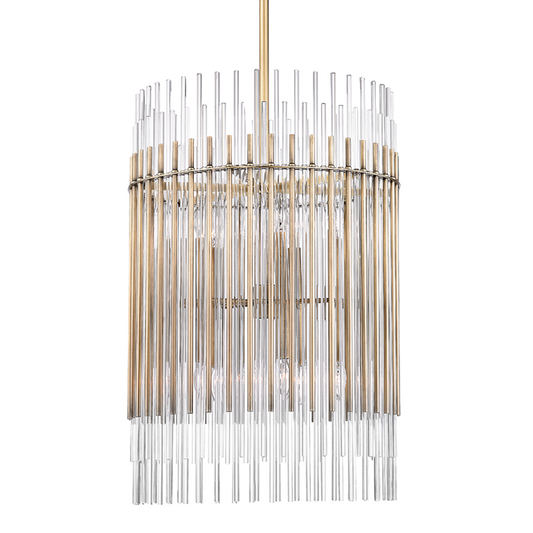 Hudson Valley Wallis Pendant Aged Brass