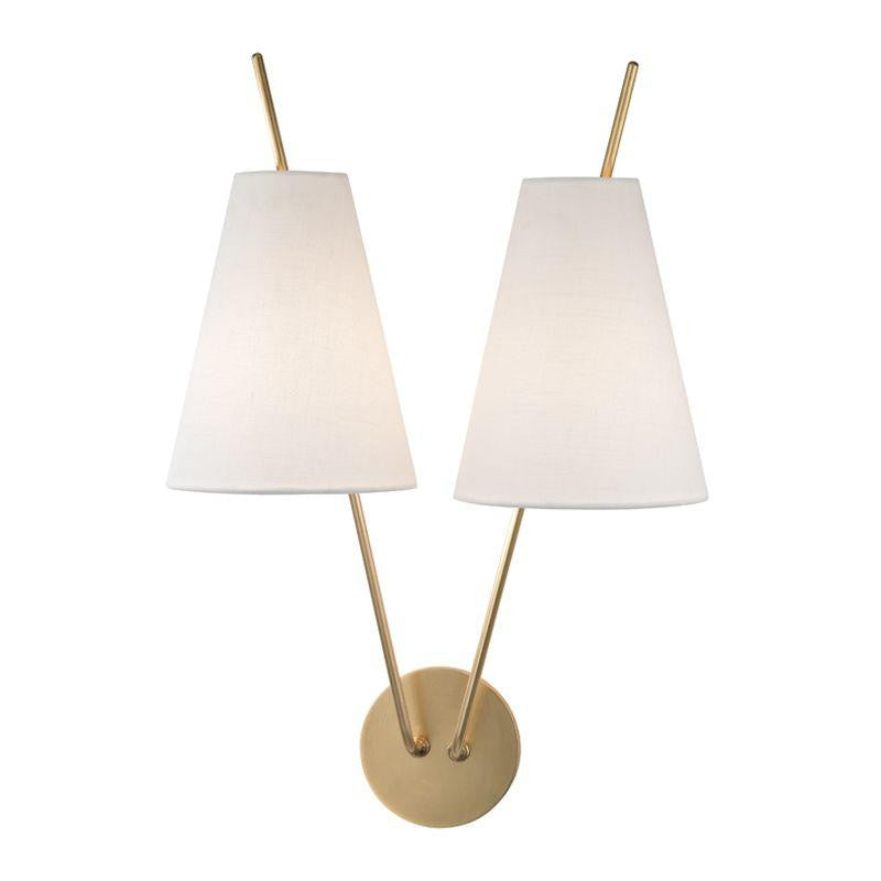 Hudson Valley Campagna Wall Sconce Antique Brass