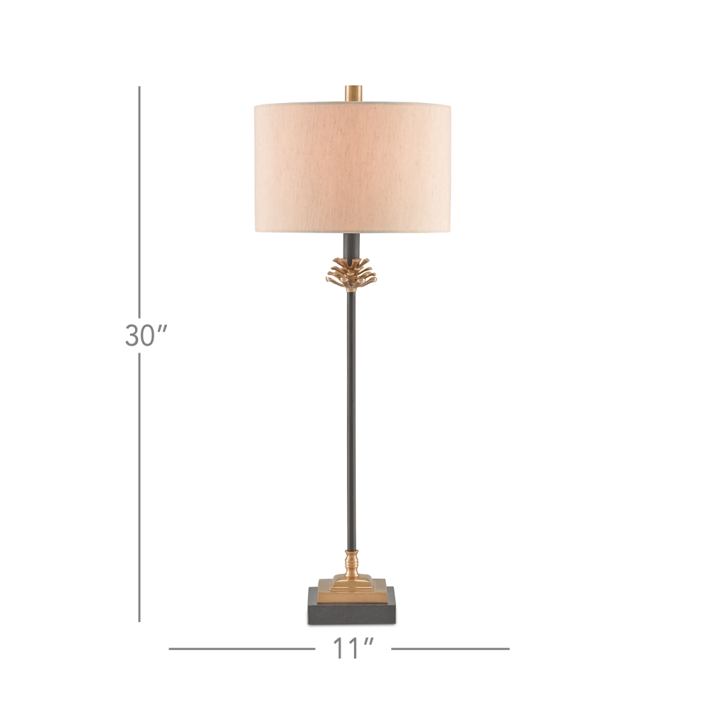 Pinegrove Table Lamp, Brass, 30"H, Currey and Company (6334 96ZL)