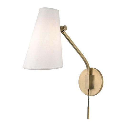 Hudson Valley Patten Wall Sconce Aged Brass