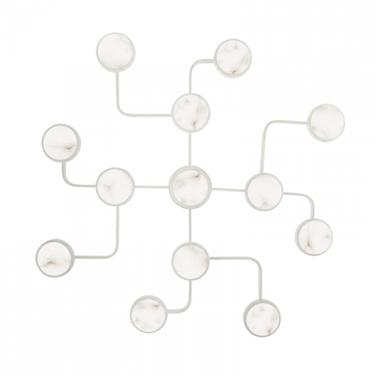 Hudson Valley Meander Chandelier Nickel