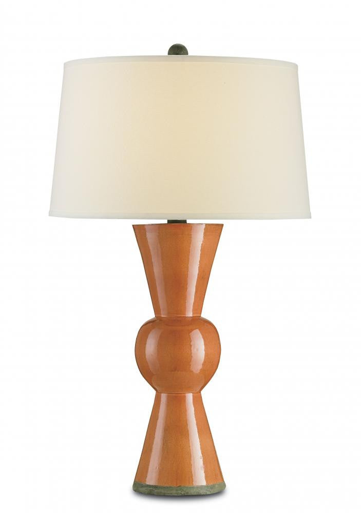 Upbeat Orange Table Lamp Currey and Company 6351