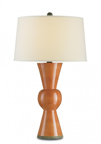 Upbeat Orange Table Lamp Currey and Company 6351