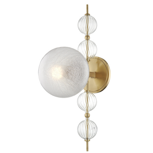 Hudson Valley Englewood Adjustable Wall Sconce With Plug Antique Brass