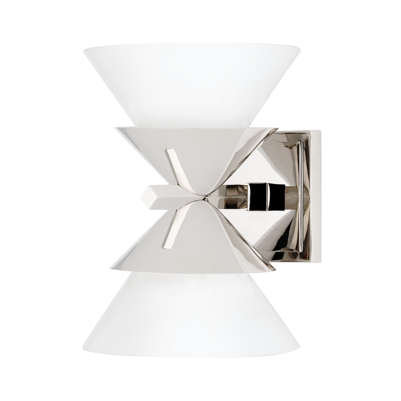 Hudson Valley Stillwell Wall Sconce Polished Nickel