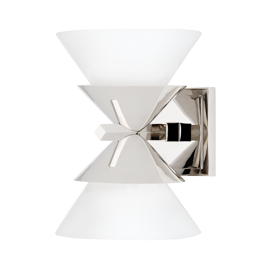 Hudson Valley Stillwell Wall Sconce Polished Nickel