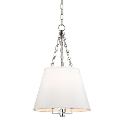 Hudson Valley Burdett Pendant Polished Nickel