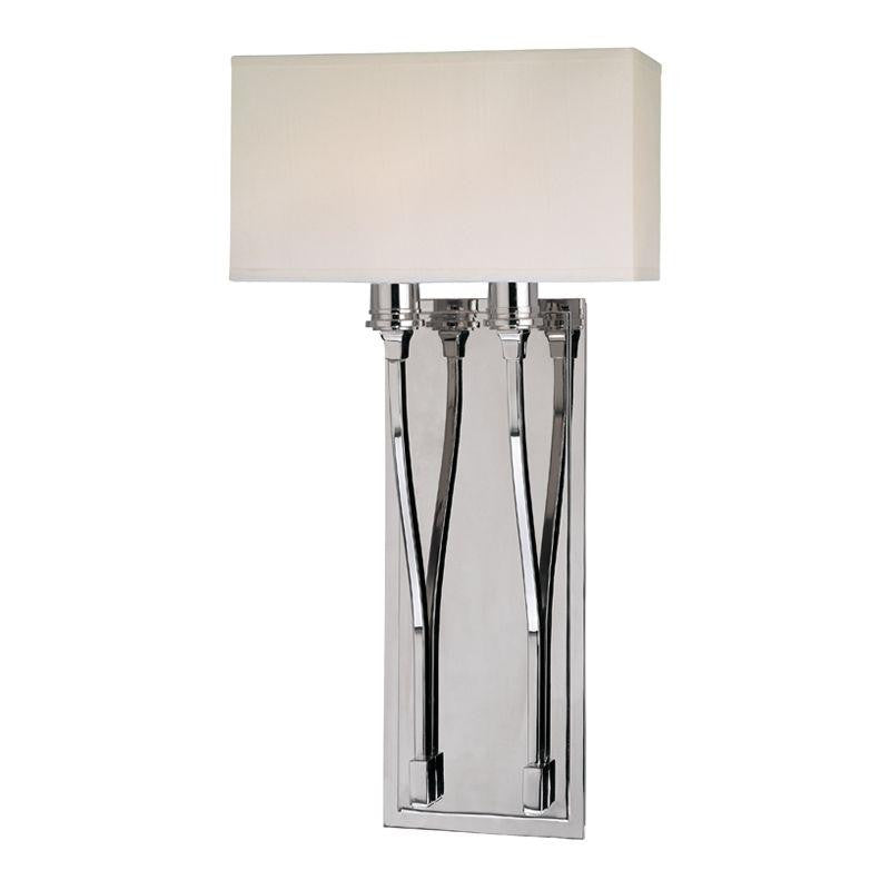 Hudson Valley Selkirk Wall Sconce Polished Nickel