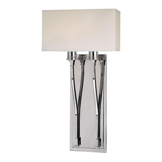 Hudson Valley Selkirk Wall Sconce Polished Nickel