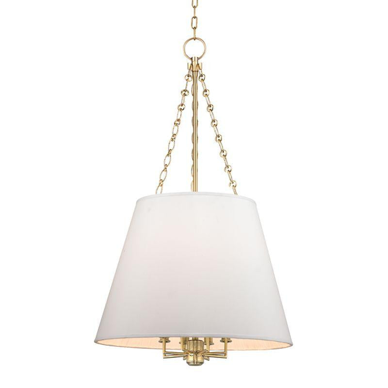 Hudson Valley Burdett Pendant Antique Brass