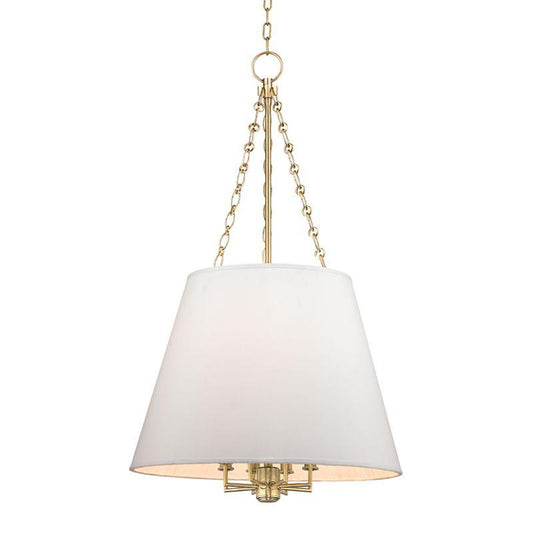 Hudson Valley Burdett Pendant Antique Brass