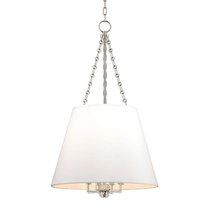 Hudson Valley Burdett Pendant Polished Nickel