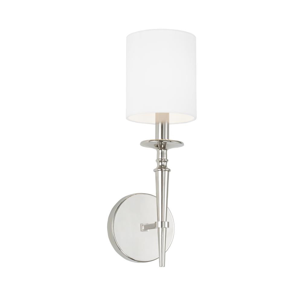 Capital Abbie Wall Sconce - Polished Nickel