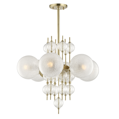 Hudson Valley Calypso Chandelier Antique Brass