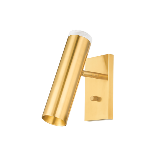 Hudson Valley Clark Wall Sconce Aged Brass