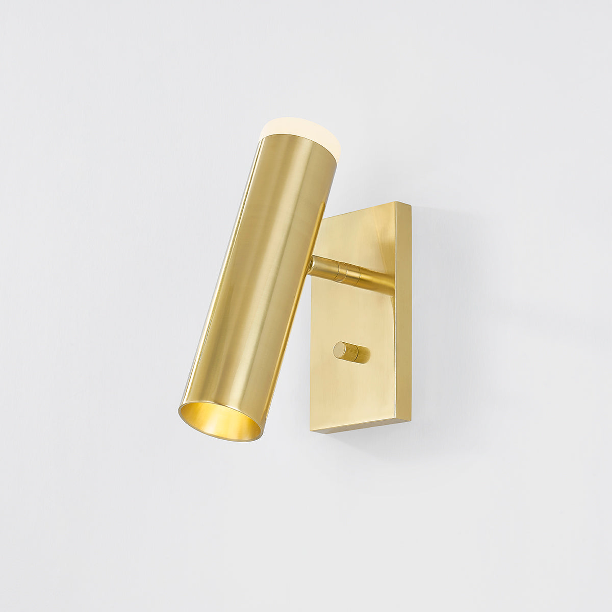 Hudson Valley Clark Wall Sconce Aged Brass detail view 2