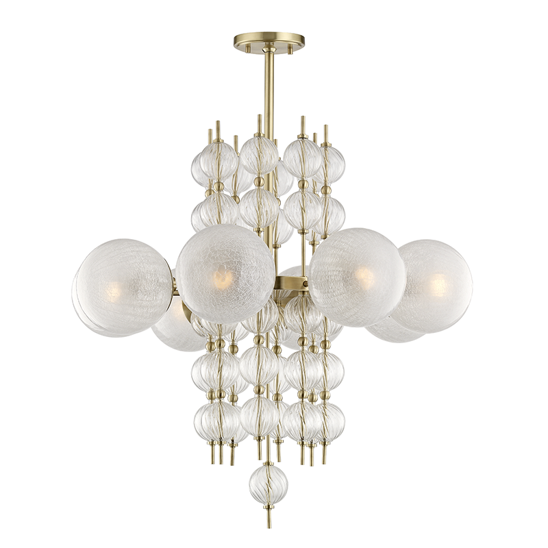 Hudson Valley Calypso Chandelier Antique Brass