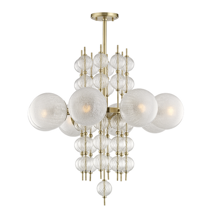 Hudson Valley Calypso Chandelier Antique Brass