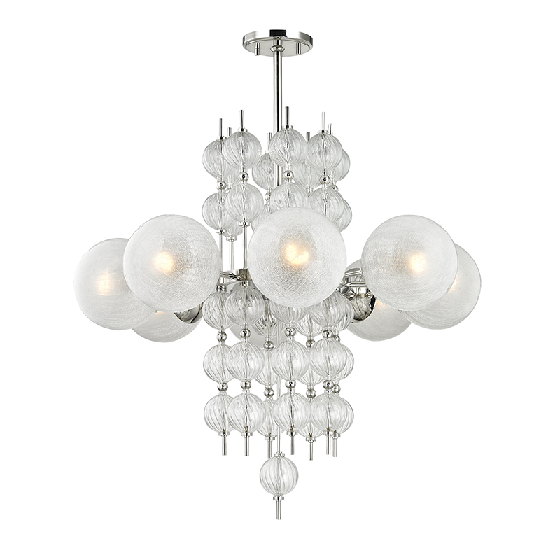 Hudson Valley Calypso Chandelier Polished Nickel