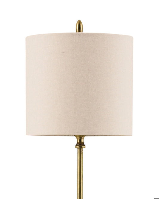 Messenger Brass Table Lamp Currey and Company 6472