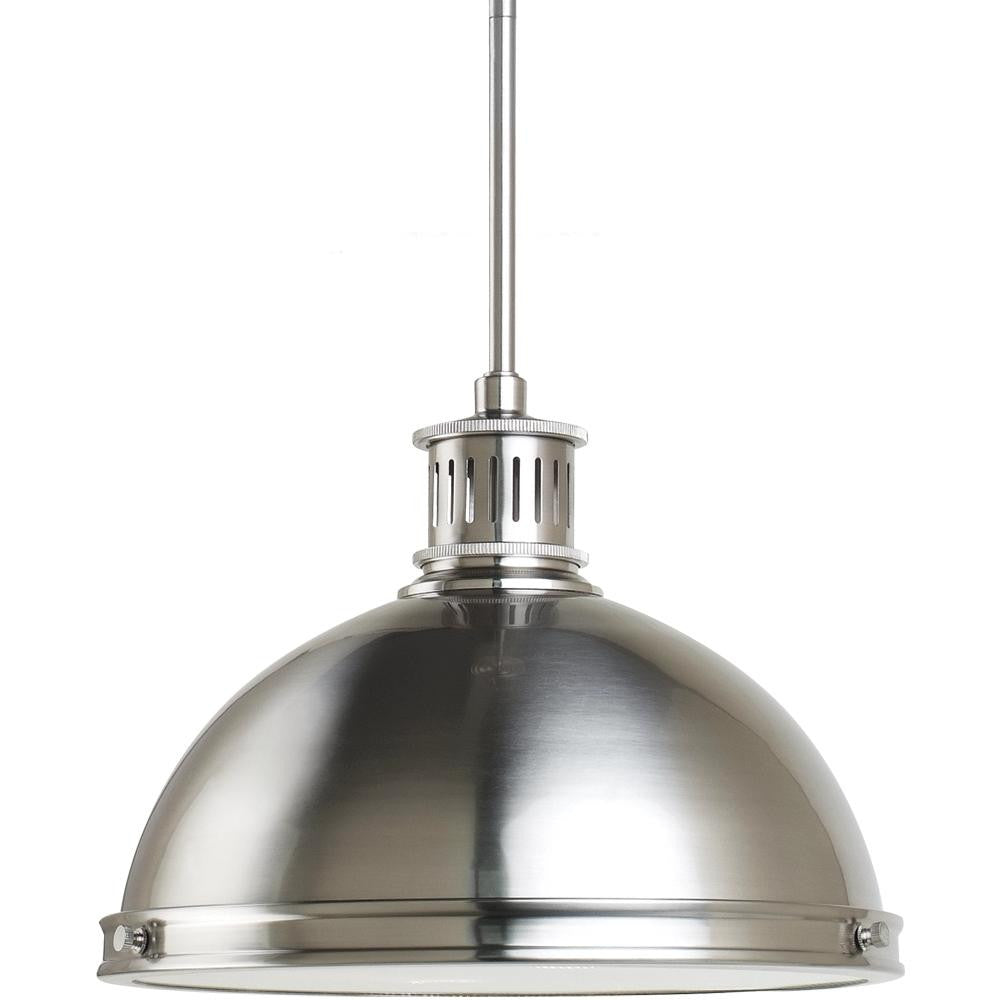 Generation Lighting Pratt Street Metal Two Light Pendant Brushed Nickel