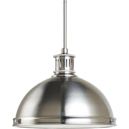 Generation Lighting Pratt Street Metal Two Light Pendant Brushed Nickel