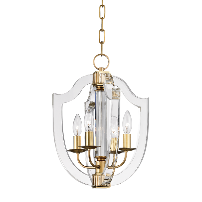 Hudson Valley Arietta Pendant Antique Brass