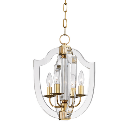Hudson Valley Arietta Pendant Antique Brass