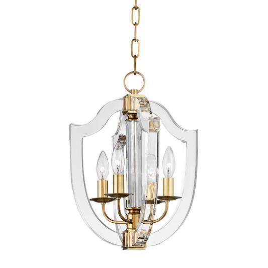 Hudson Valley Arietta Pendant Antique Brass