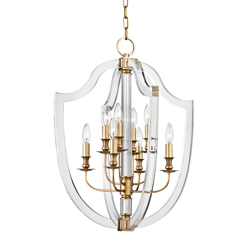 Hudson Valley Arietta Pendant Antique Brass