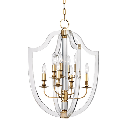 Hudson Valley Arietta Pendant Antique Brass