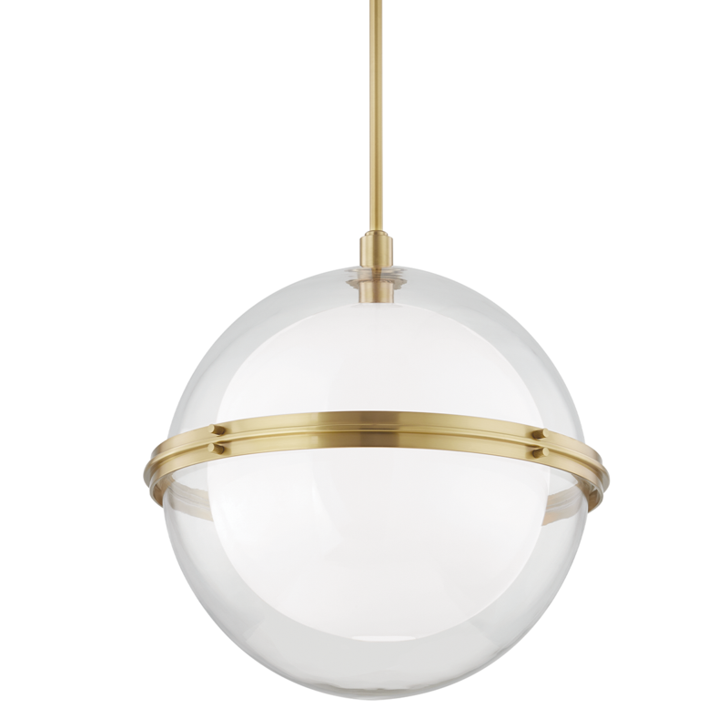 Hudson Valley Northport Pendant Antique Brass
