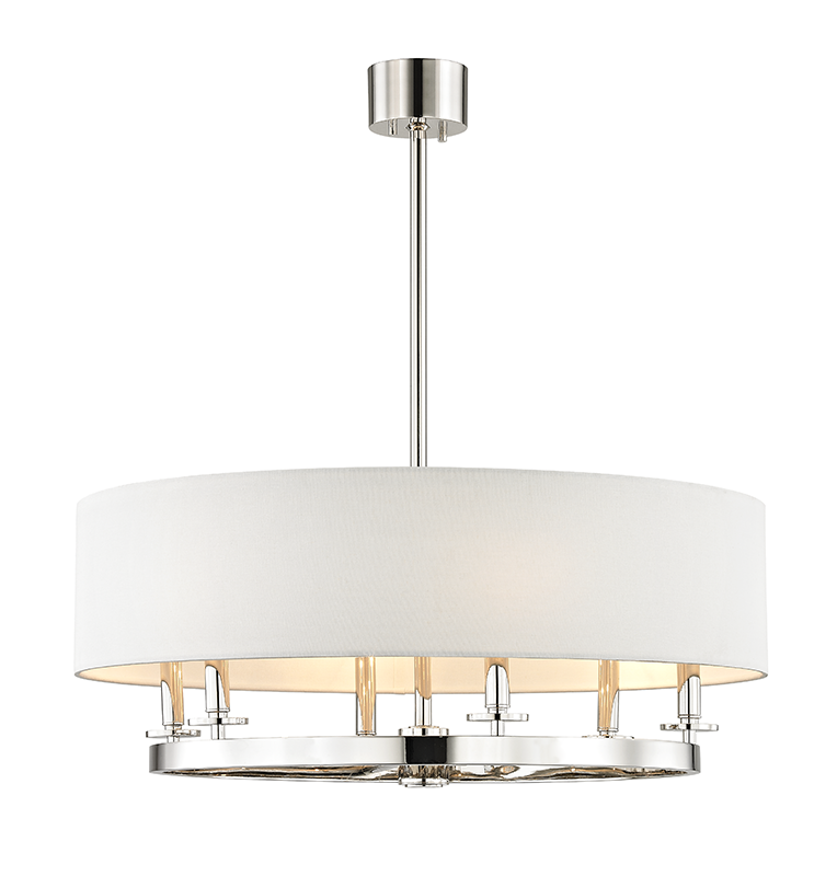 Hudson Valley Durham Pendant Polished Nickel