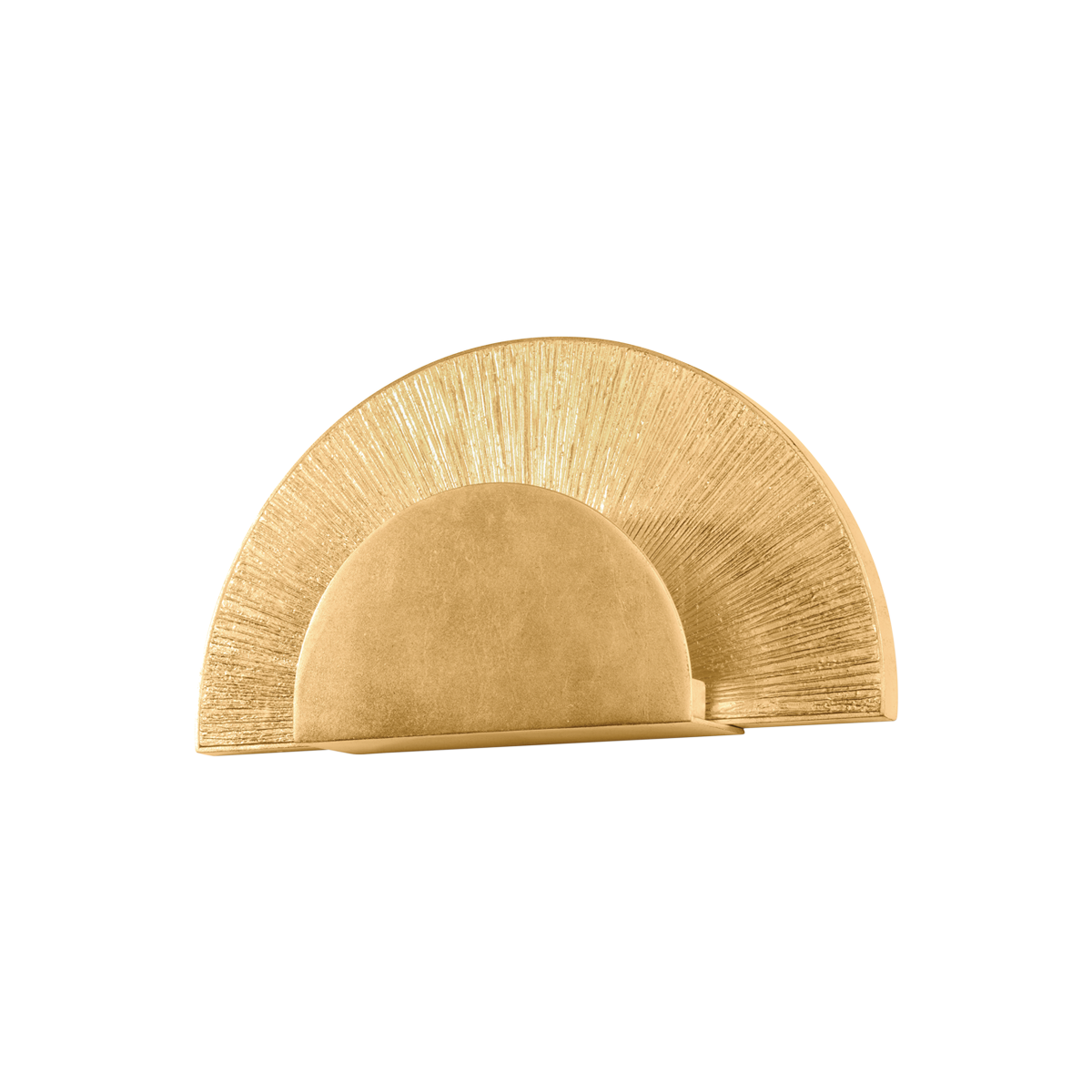 Hudson Valley Homecrest Wall Sconce Vintage Gold Leaf