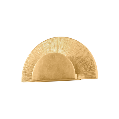 Hudson Valley Homecrest Wall Sconce Vintage Gold Leaf