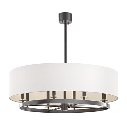 Hudson Valley Durham Linear Chandelier Aged Old Bronze