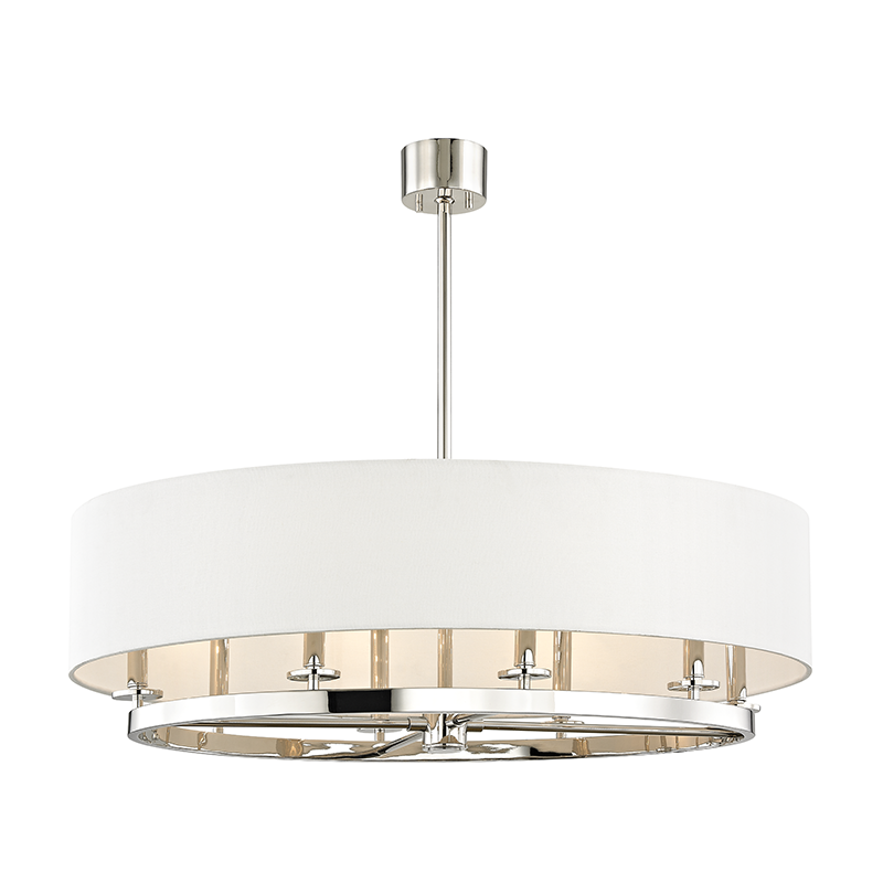 Hudson Valley Durham Linear Chandelier Polished Nickel