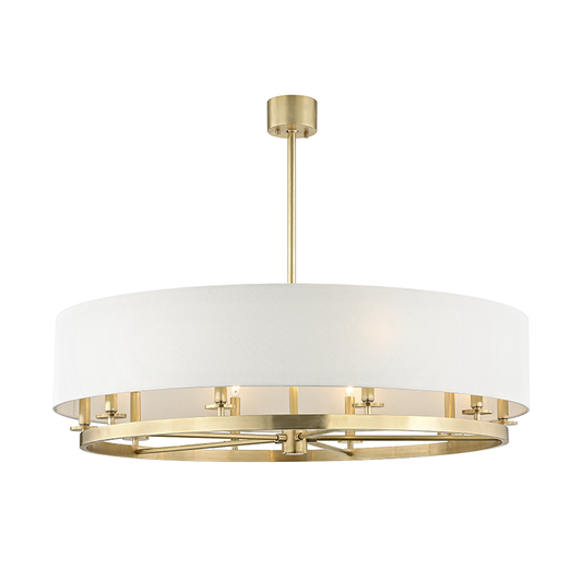 Hudson Valley Durham Chandelier Aged Brass