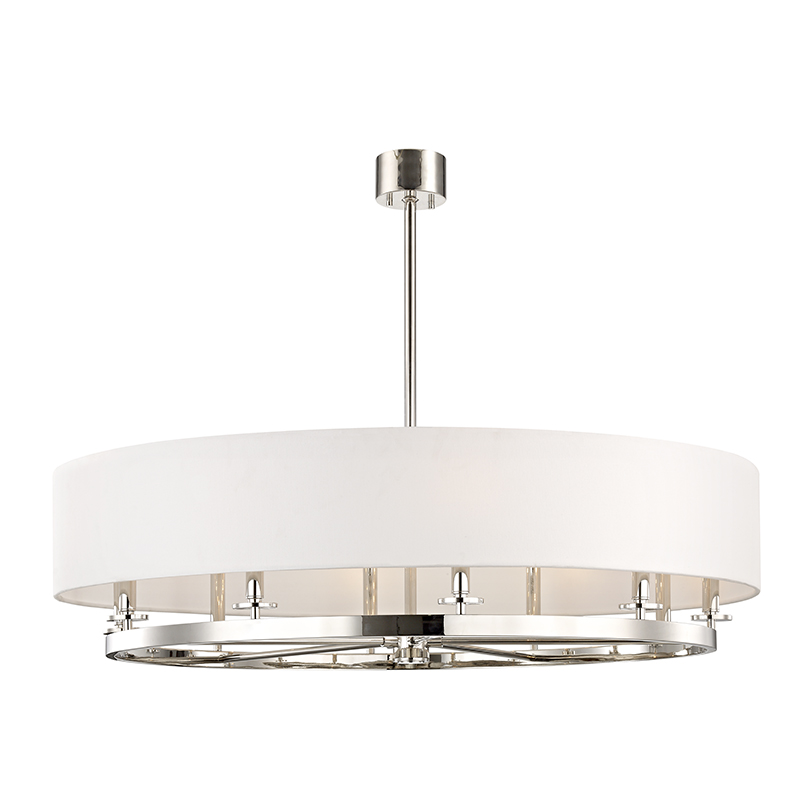 Hudson Valley Durham Chandelier Polished Nickel