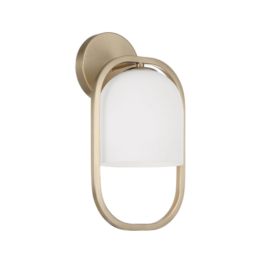 Capital Zeek Capsule Sconce - Matte Brass