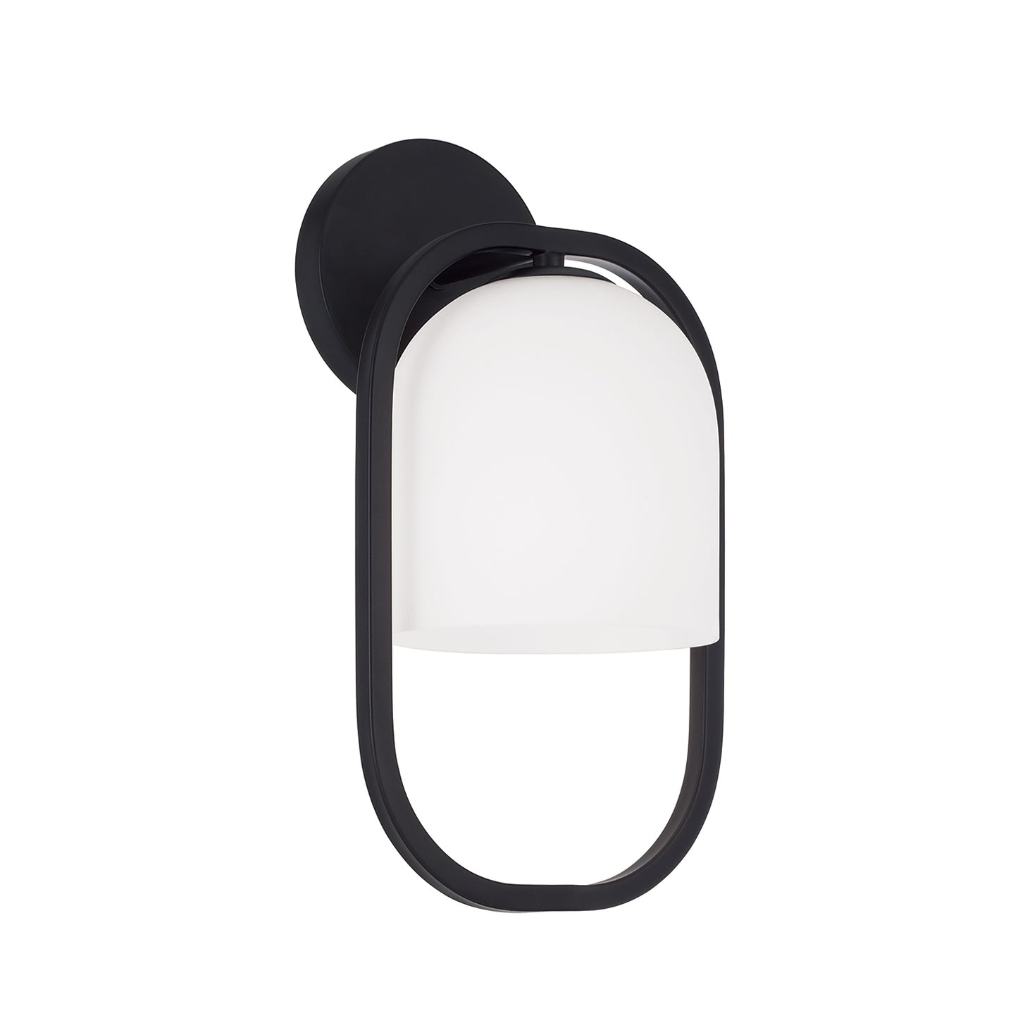 Capital Zeek Capsule Sconce - Matte Black