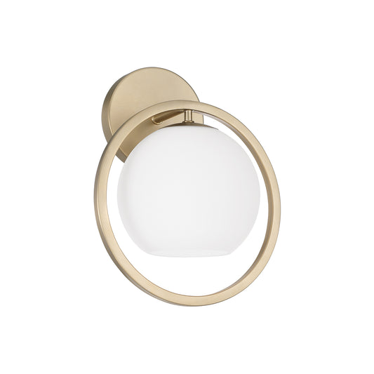 Capital Zeek Circle Sconce - Matte Brass